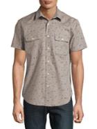 Lucky Brand Motorcycle-print Button-down Shirt