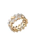 Michael Kors Crystal, Cubic Zirconia And Stainless Steel Ring