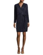 Vince Camuto Ribbed Wrap Shift Dress