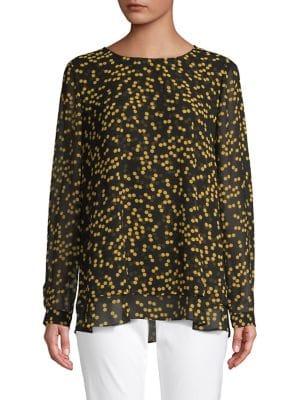 Anne Klein Printed Layered Blouse