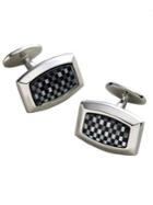 David Donahue Onyx And Mother Of Pearl Cuff Links