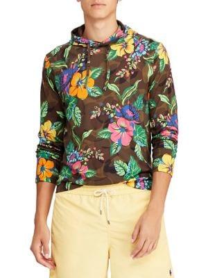 Polo Ralph Lauren Floral Cotton Jersey Hoodie