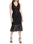 Rachel Rachel Roy Lara Embroidered Midi Lace Mermaid Dress