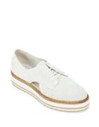 Summit By White Mountain Brody Si0287 Textured Leather Platform Oxfords