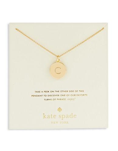 Kate Spade New York Engraved Letter C Pendant Necklace