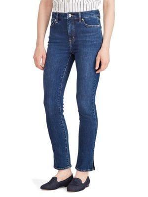 Lauren Ralph Lauren Petite Straight-fit Ankle Jeans