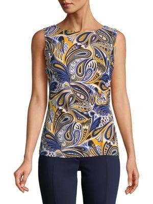 Anne Klein Paisley Top