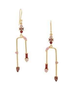 Sole Society Multicolored Drop Earrings