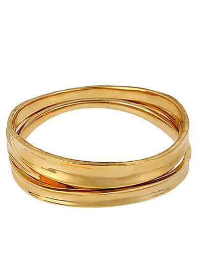 Robert Lee Morris Robert Lee Morris Gold-tone Bangle Bracelet Set