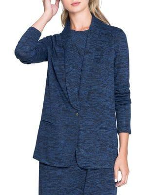Nic+zoe Three-quarter Marled Blazer