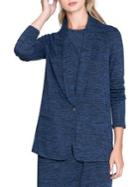 Nic+zoe Three-quarter Marled Blazer