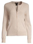 Lord & Taylor Petite Button Front Essential Cashmere Cardigan