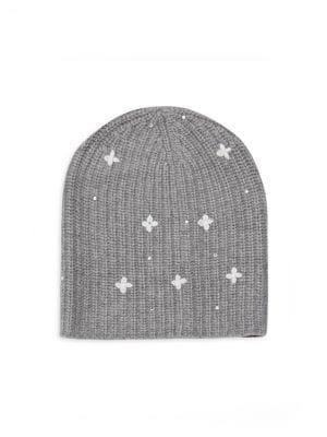 Portolano Embellished Knit Beanie