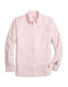 Brooks Brothers Red Fleece Oxford Gingham Cotton Casual Button-down Shirt
