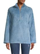 Jones New York Fleece Quarter-zip Pullover