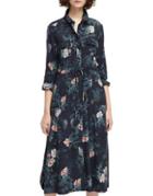 French Connection Floral Printed Shirt Dress