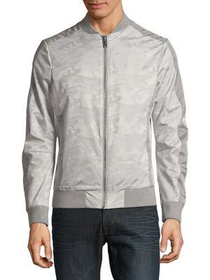 Karl Lagerfeld Camouflage Bomber Jacket