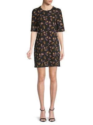 Molly Bracken Floral Woven Shift Dress