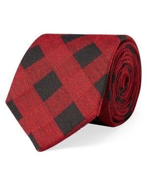 Lauren Ralph Lauren Buffalo Check Plaid Tie