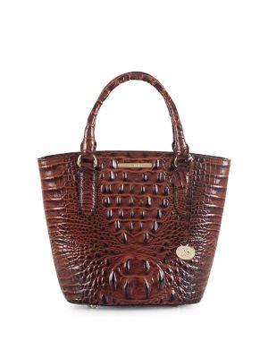 Brahmin Melbourne Small Bowie Textured Satchel