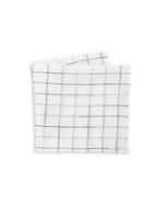 Lord Taylor Grid Pocket Square