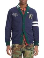 Polo Ralph Lauren Cotton-blend Fleece Shawl Cardigan