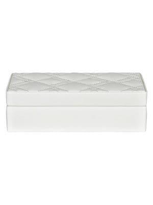 Mele & Co. Fashion Quilted Faux Leather Jewelry Box