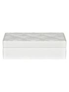 Mele & Co. Fashion Quilted Faux Leather Jewelry Box
