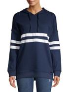 Marc New York Performance Striped Pullover Hoodie