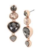 Kenneth Cole New York Supercharged Black Crystal Drop Earrings