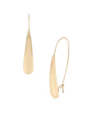Robert Lee Morris Soho Goldplated Sculptural Drop Earrings