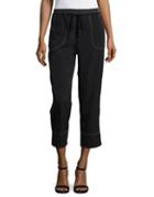 Tracy Reese Pinstriped Cropped Dress Pants
