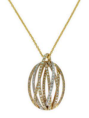 Effy Doro 14kt. Yellow Gold And Diamond Pendant Necklace