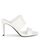 Calvin Klein Rema Leather Double-strap Sandals