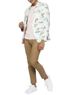 Opposuits Tropical Hawaiian Button Blazer