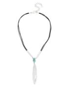 Lord Taylor Santa Fe Turquoise And Crystal Y-necklace