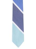 Calvin Klein Colorblock Striped Silk-blend Tie