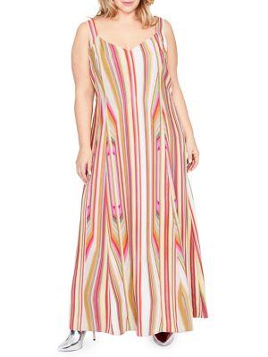 Rachel Rachel Roy Plus Strappy Maxi Dress