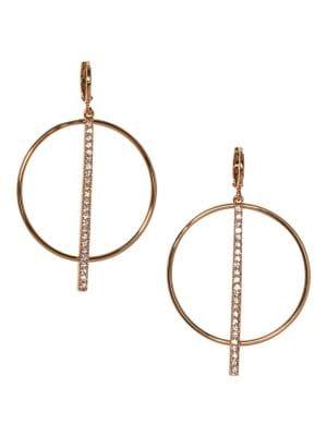 Vince Camuto Huggie Frontal Earrings