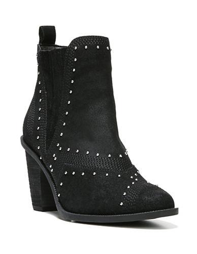 Fergie Dina Studded Suede Ankle Boots