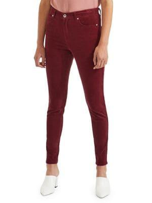 Miss Selfridge Lizze High Rise Super Skinny Cord Jeans