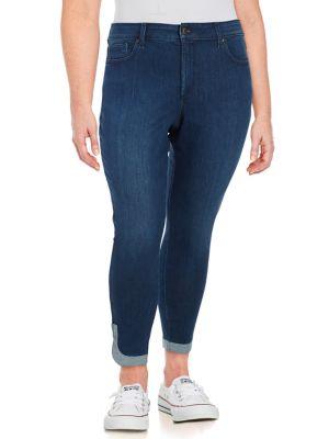Nydj Plus Amy Skinny Ankle Jeans