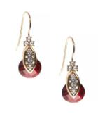 Marchesa Faceted French Wire Drop Earrings
