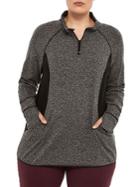 Activezone Plus Printed Colorblock Pullover