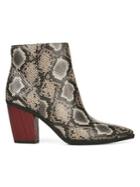 Circus By Sam Edelman Cornell Snake-embossed Booties