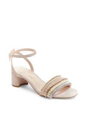 Nanette By Nanette Lepore Darla Fringe Ankle Strap Sandals