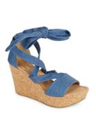 Kenneth Cole Reaction Solerise Lace-up Wedge Sandals