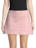 French Connection Classic Faux Suede Mini Skirt