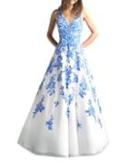 Basix Floral Chiffon Floor-length Gown