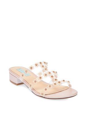 Betsey Johnson Arlyn Lucite Sandals